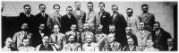 A devecseri járási jegyzőegyesület 1930. évi rendes közgyűlésének résztvevői