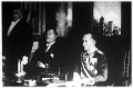 Mussolini és Marconi az elnökavató ünnepélyen,