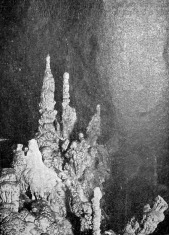 Cseppkő, stalagmitcsoport