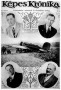 Magyar Sándor és Endresz György a Justice for Hungary nevű repülőgéppel és támogatóikkal, 1931
