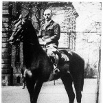 Peák Imre világhírű magyar lovas, aki lovával 12.000 kilométer utat tett meg.