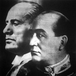 Mussolini és Gömbös találkozója Rómában