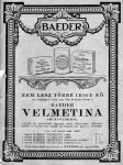 1929. Velmetina arcápoló