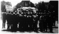 A Faluszövetség olaszországi gazdaifjusági tanulmányutjának résztvevői Budapesten elutazásuk előtt.