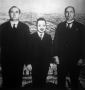Rómában három ország kormányelnöke: Gömbös Gyula, Dollfuss és Mussolini