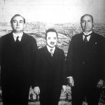 Gömbös, Dollfuss és Mussolini római találkozója