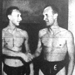 Lengyel Árpád (jobbra) gratulál Csík Ferencnek