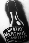 A Brázay menthol-sósborszesz plakátversenyre készült alkotás